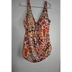 Swimsuits for All Beach Belle Swimdress Womens multicolor Floral S4a 24 W